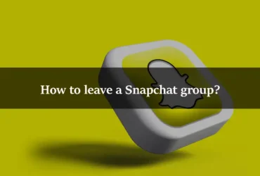 How to leave a Snapchat group