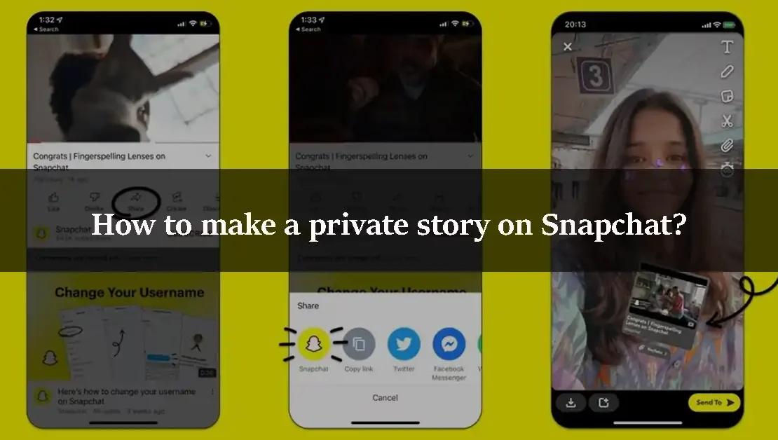 How to make a private story on Snapchat