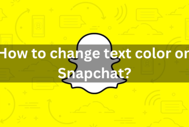 How to change text color on Snapchat?
