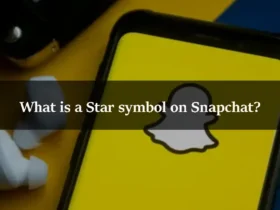 What is a Star symbol on Snapchat?