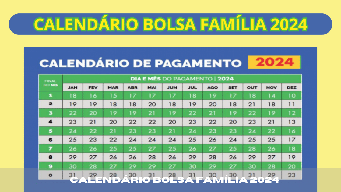 Calendário Bolsa Família 2024